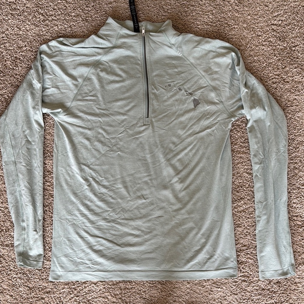 lululemon athletica Light Gray Long Sleeve Tee